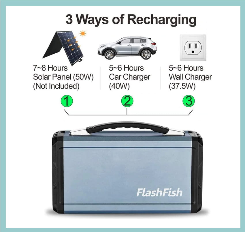 Flashfish G300 3 Way Recharge