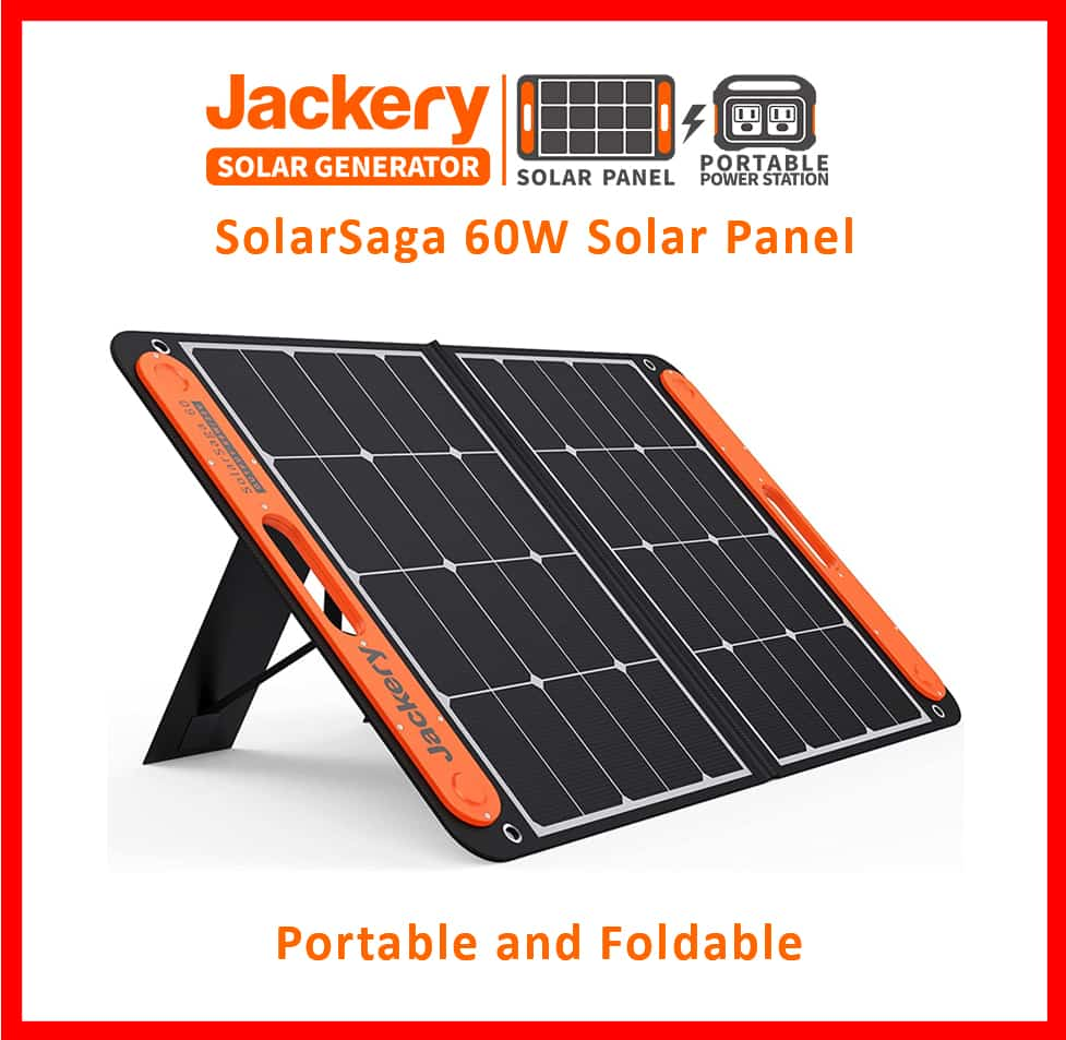 Jackery Explorer 240 Solarsaga 60 Panel