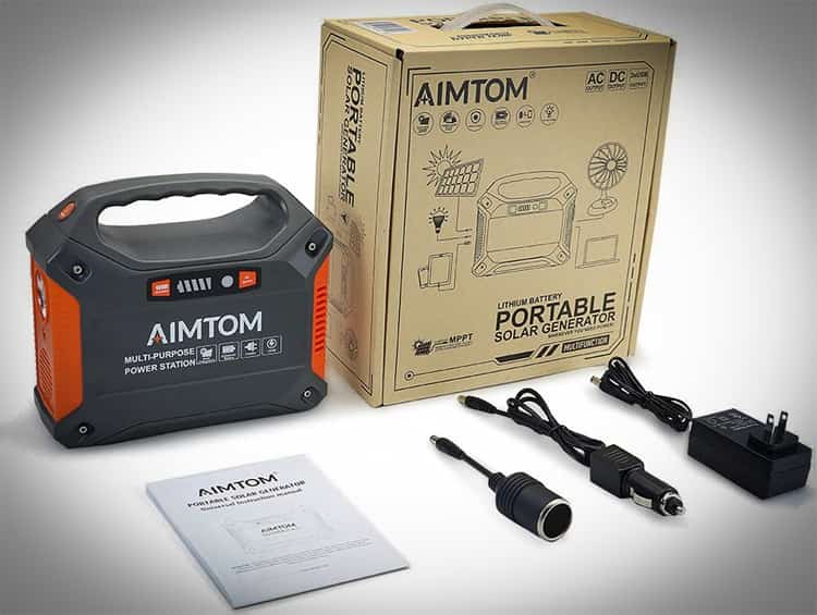 Aimtom Power Pal X Portable Power Station Box Contents