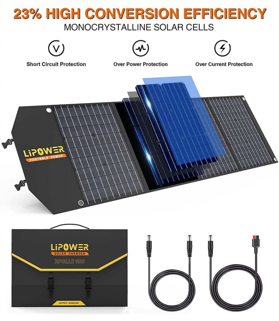 Lipower 100W Solar Panel