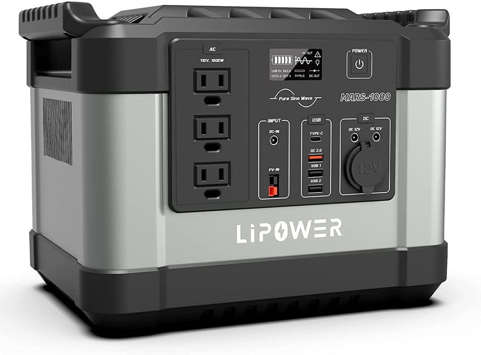 Lipower MARS-1000W Portable Power Station