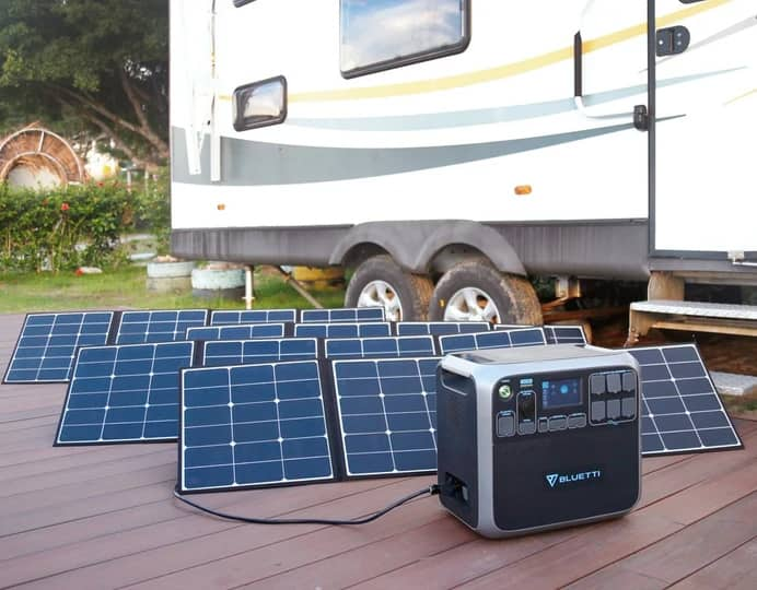 Bluetti Ac200p Solar charging