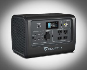 Image showing the power outlets of the Bluettii EB70s portable power station