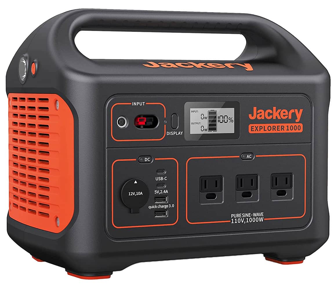 image of the Jackery Explorer 1000 portable power station