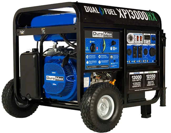 image of the Duromax Dual Fuel Portable Generator