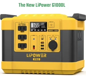 Image of the Lipower G1000L portable power station