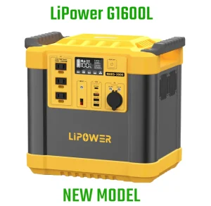 image of the Lipower G1600L portable power station